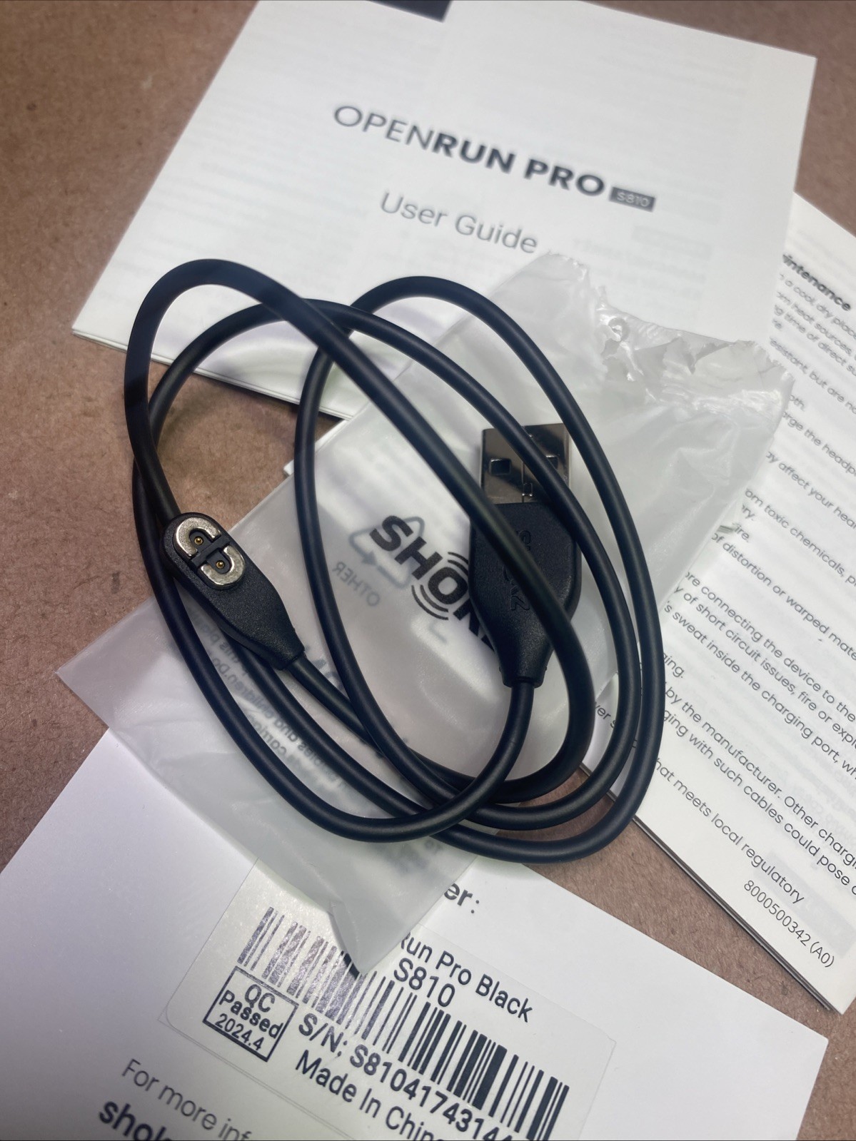 SHOKZ OPENRUN PRO Wireless Bluetooth Bone Conduction Headphones – Black S810