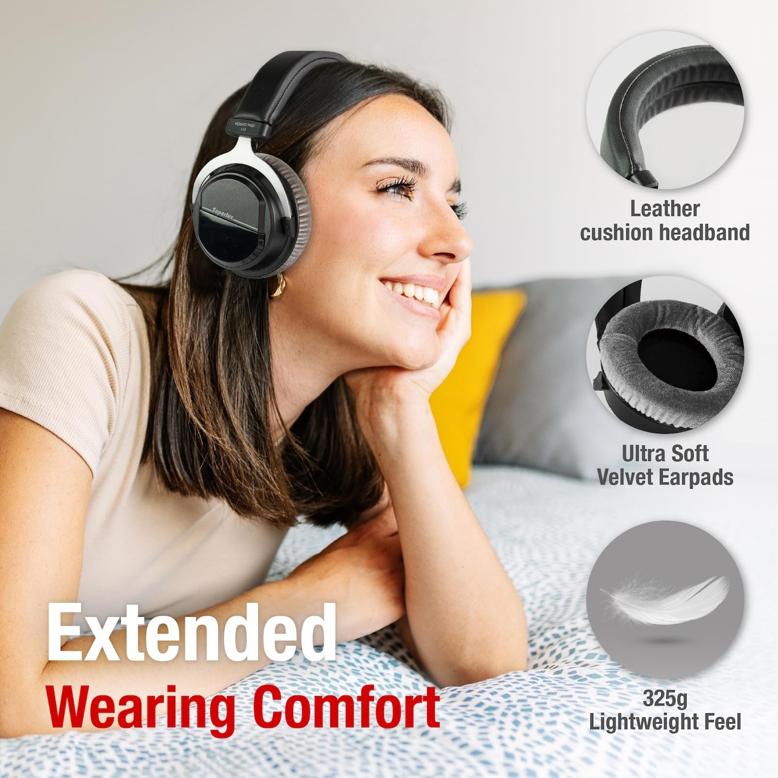 Superlux HD 660PRO 32 OHM Studio Headphones Wired