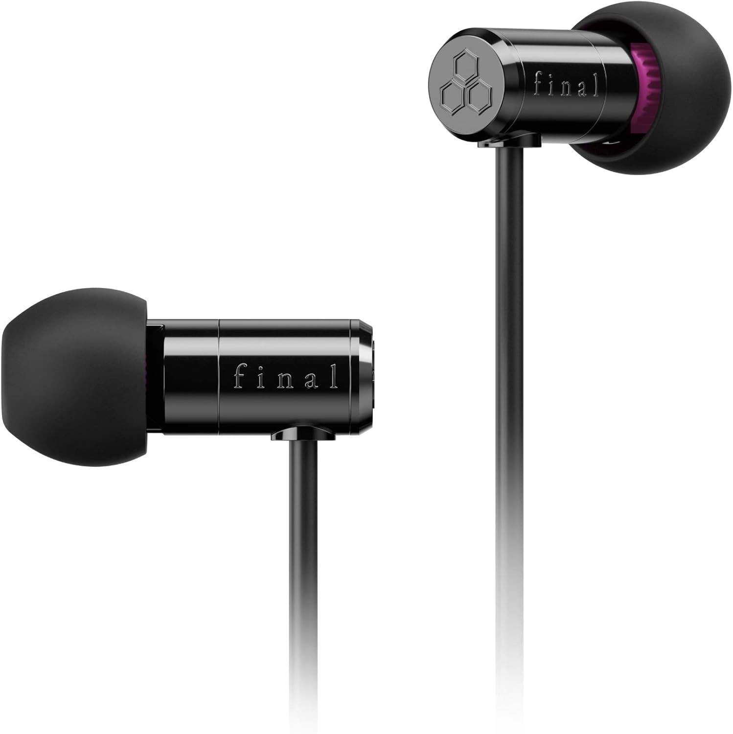 Final Audio E500 In-Ear Monitor Earphones Black VR Binaural ASMR Gaming Japan