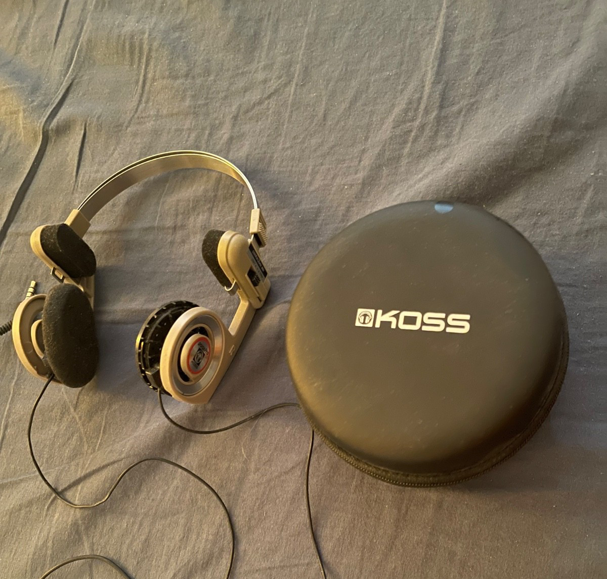 Koss Porta Pro Limited Edition Rhythm Beige On-Ear Headphones with Microphone