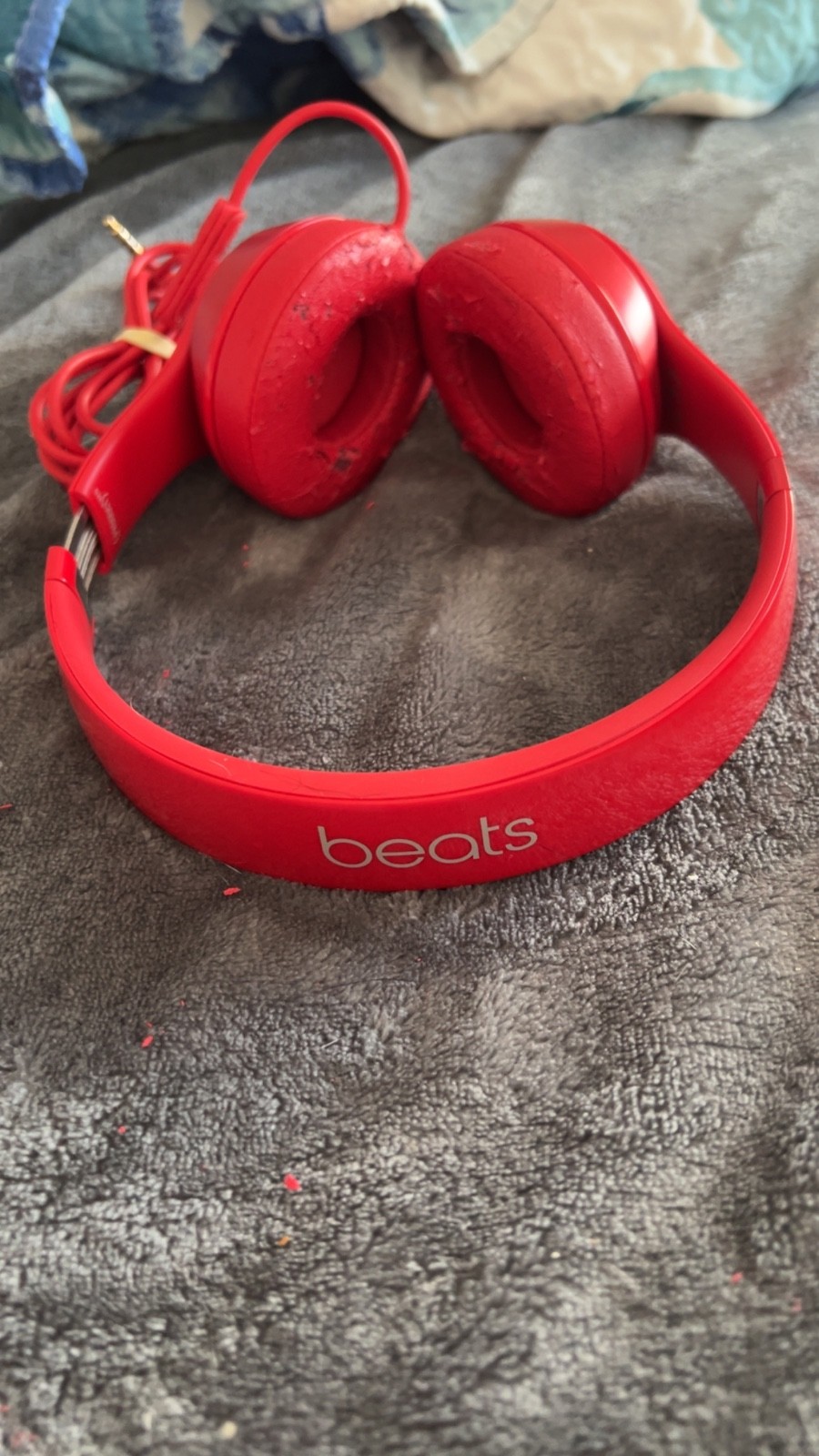 Beats by Dr. Dre Solo2 Over the Ear Headphones Wired- Red