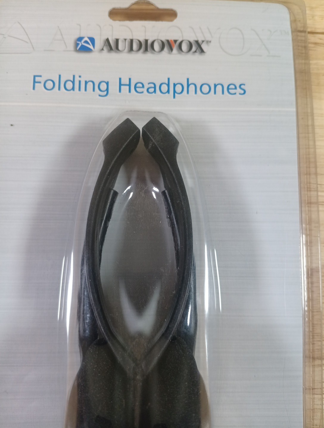 Audiovox Folding Headphones Compact Adjustable Headband New