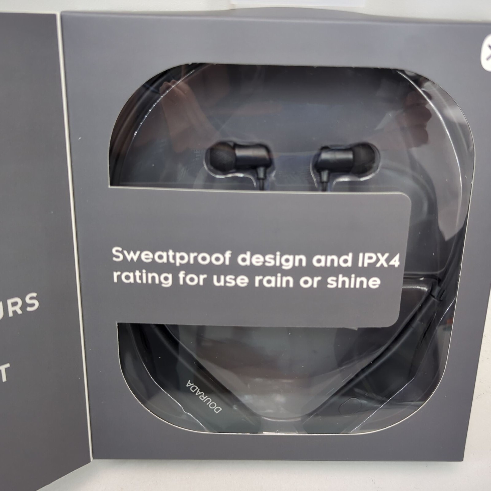 Neckband Bluetooth Wireless Earbuds with HD Mic Talk Sport Sweat Hifi Earphones