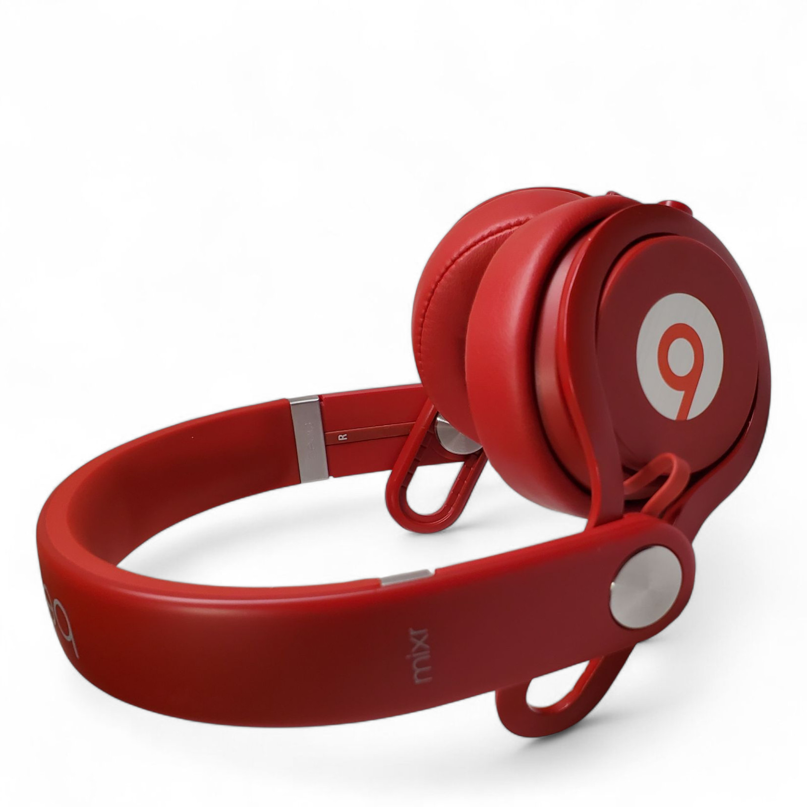Beats Mixr Red DJ On-Ear Headphones – Pristine Condition w/ Case & Cable