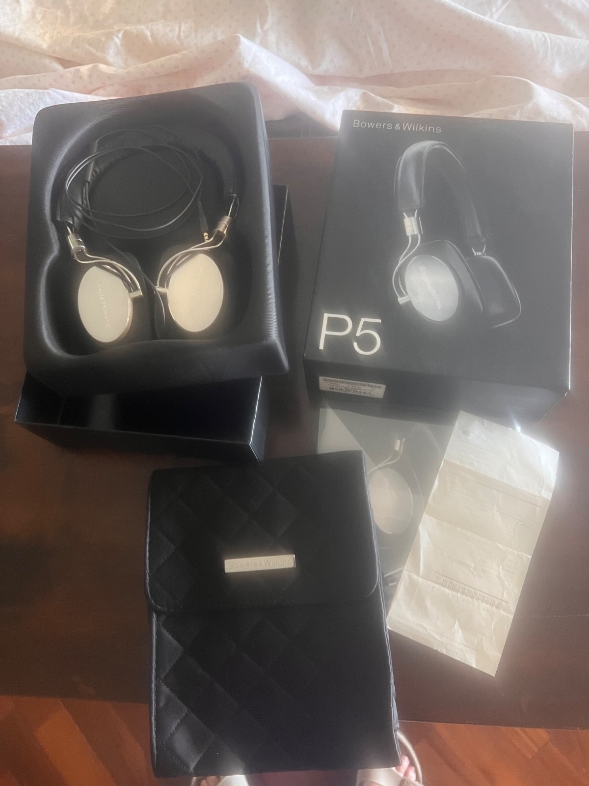 Bowers & Wilkins P5 On-Ear Headphones – New (Used Once)