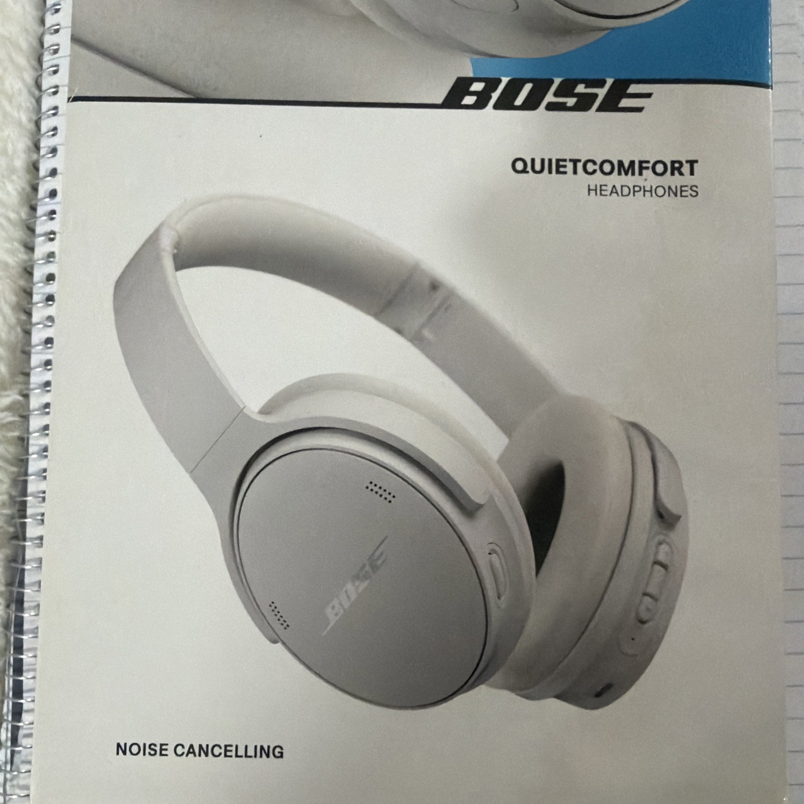 NEW Bose QuietComfort Wireless Noise Cancelling Headphones – White Smoke