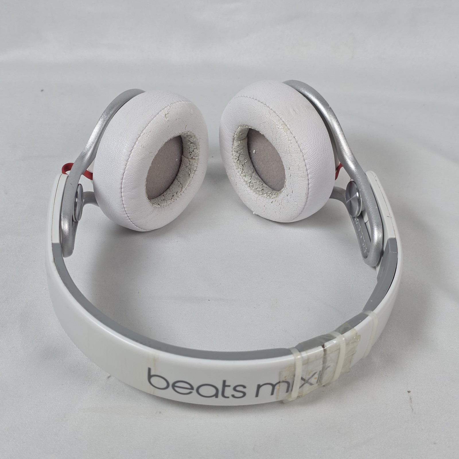 Beats Mixr DJ Headphones – White – Broken but work *Headphones Only*