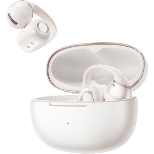 NEW Shokz Opendots 2 Open-Ear Clip-On Wireless Earbuds, White E320-ST-WT-US