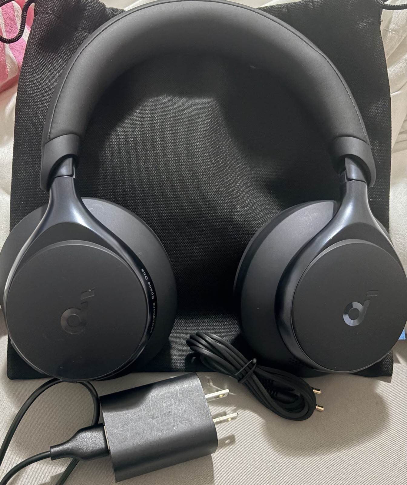 Soundcore Space One Black Over-Ear Bluetooth Noise Cancelling Headphones