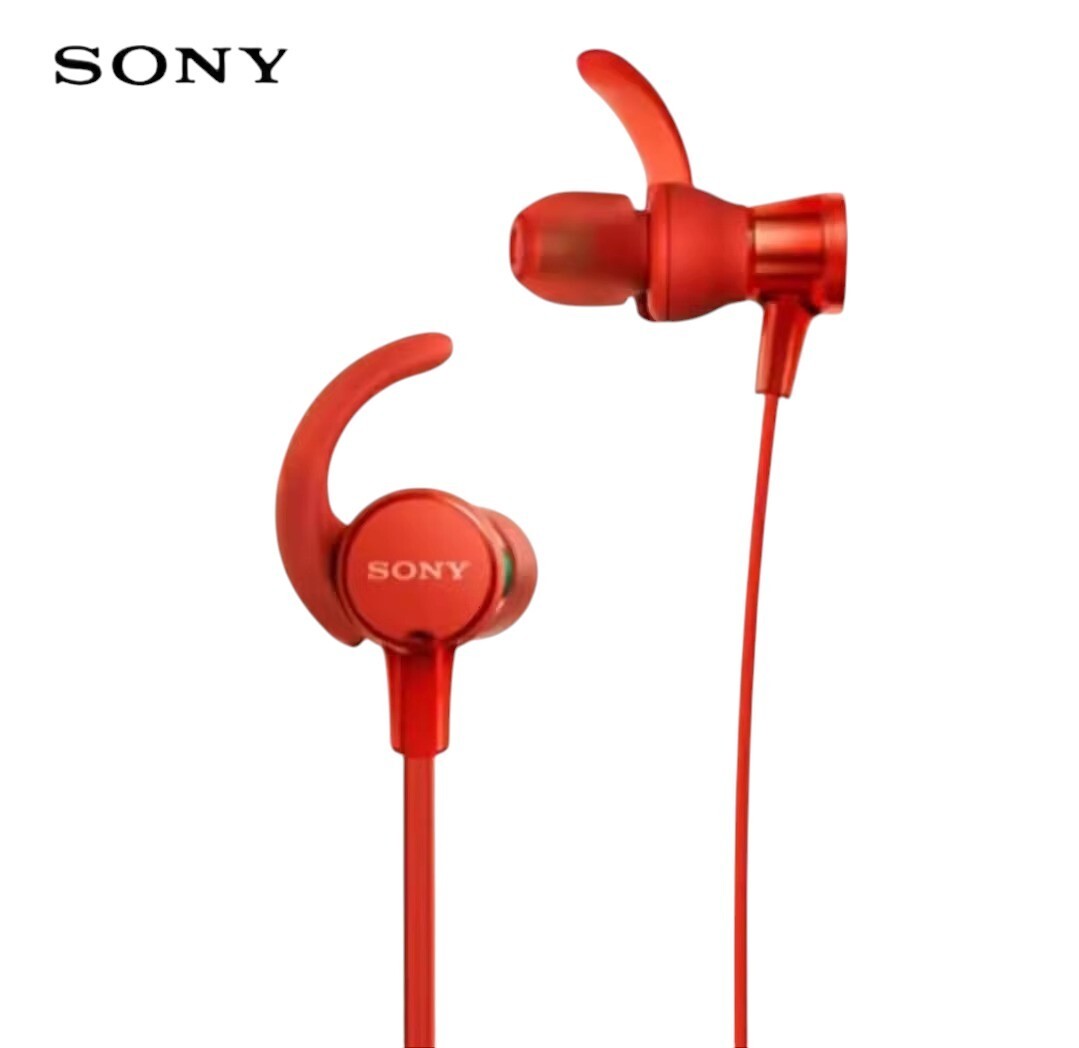 Sony EXTRA BASS Sports In-ear Headphones MDR-XB510AS -RED WITH MIC