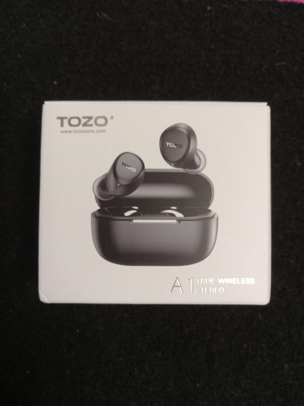 TOZO A1 Mini Wireless Earbuds Bluetooth 5.3 Mic IPX5 Waterproof – Black (New)