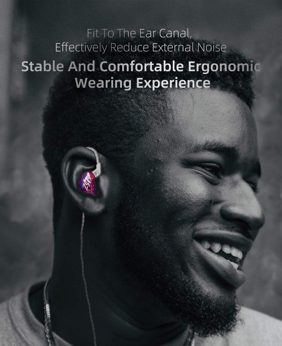 KZ ZST X In-Ear Monitors, Upgraded Dynamic Hybrid Dual Driver ZSTX Earphones, Hi