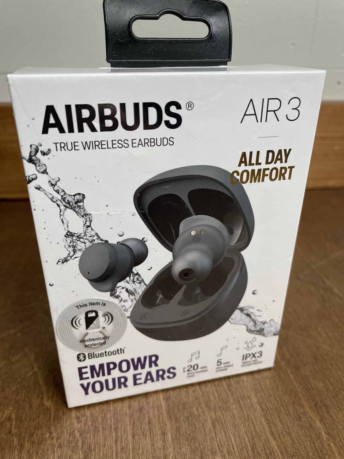 Air3 Airbuds True Wireless Earbuds Water Resistant Brand New