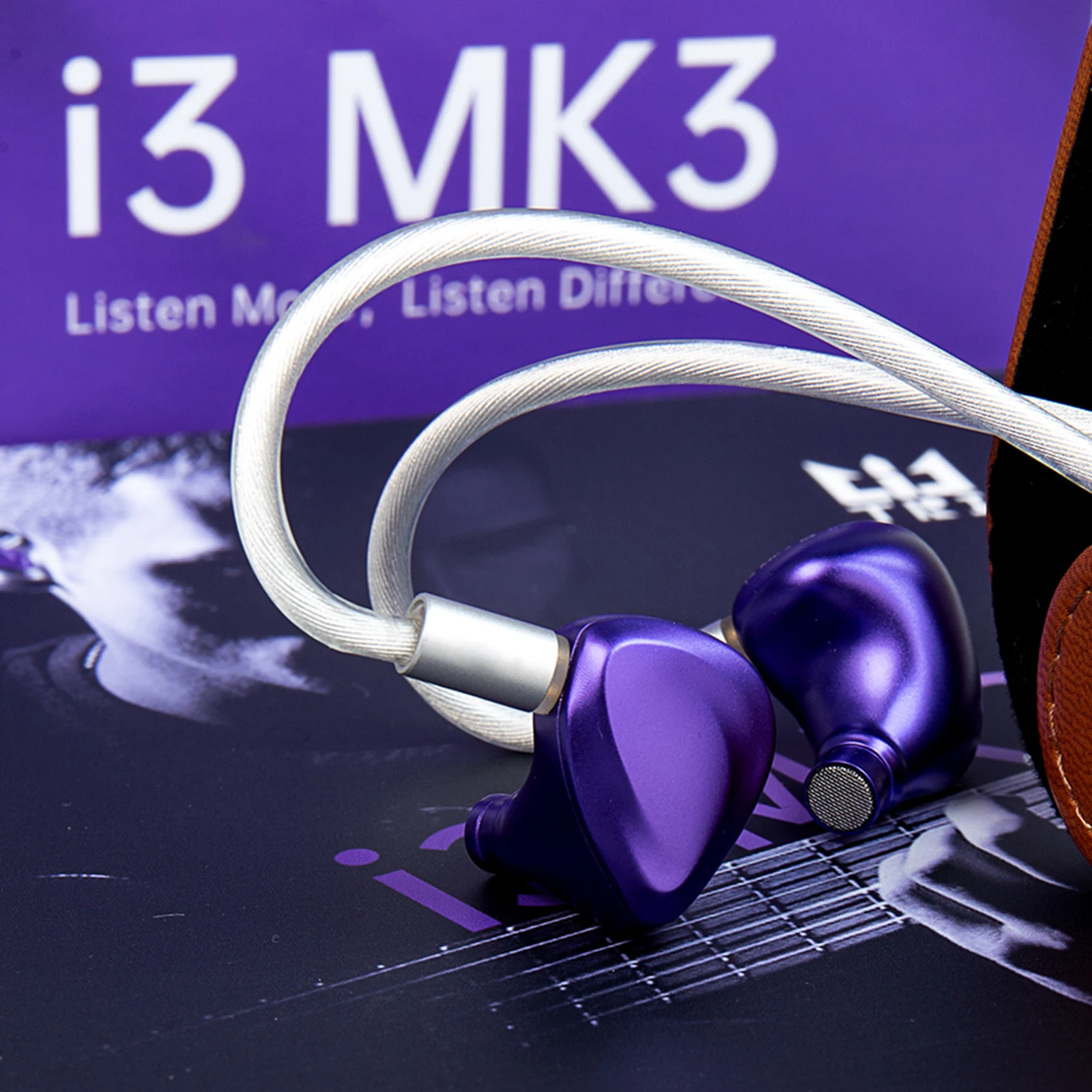 KBEAR TRI I3 MK3 Hybrid Planar BA DD Wired In-Ear Earphones HiFi 4.4mm