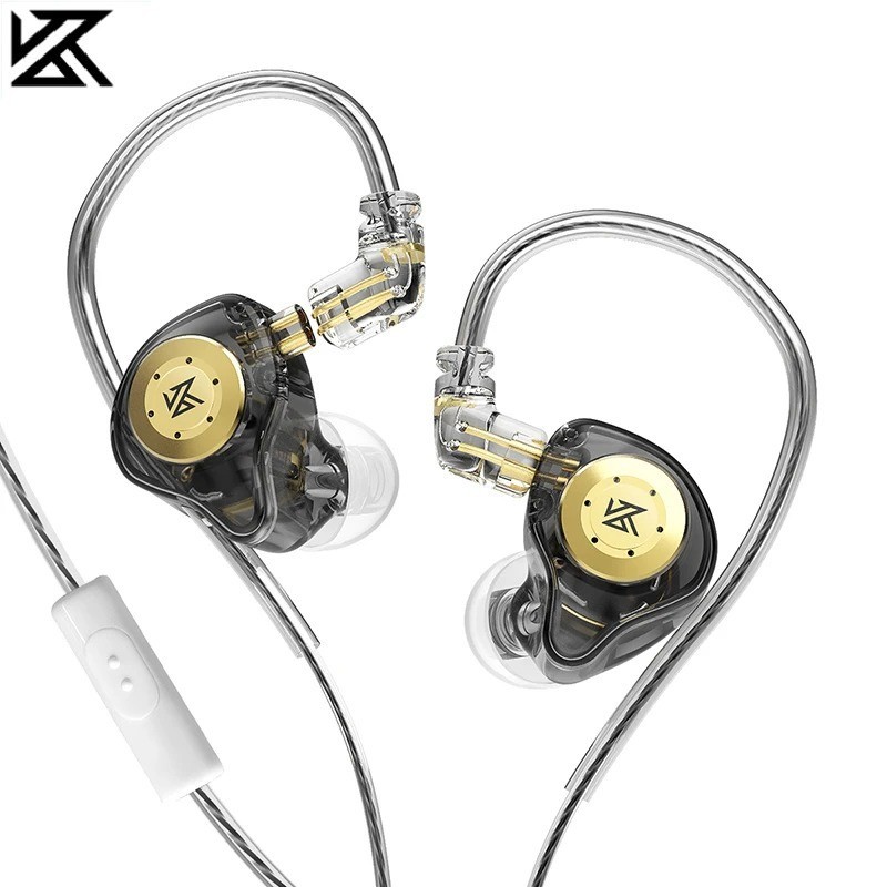 KZ EDX Pro HiFi Wired In-Ear Earphones Bass Stereo IEM 3.5mm w/ Mic Option