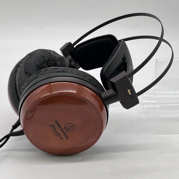 Audio-Technica ATH-W1000X Wired Headphones Wood Housing Used Japan Free Shipping