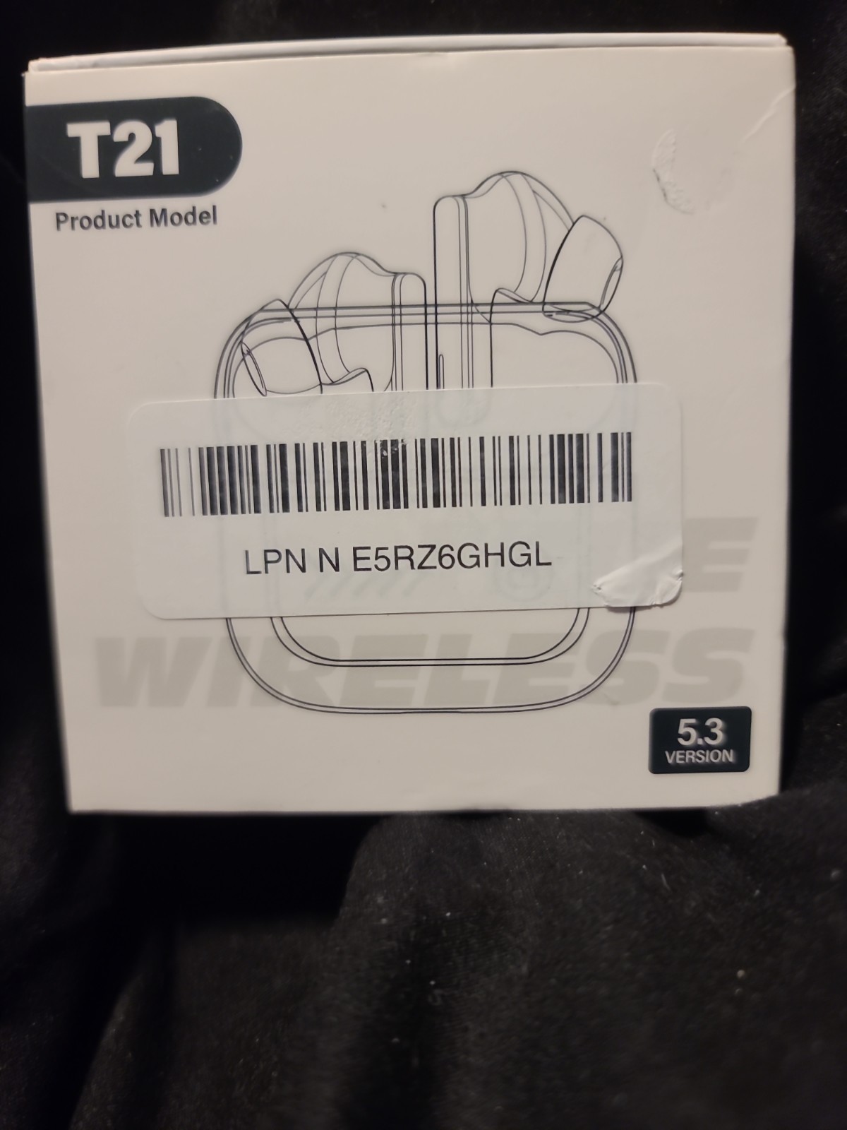 T21 Wireless Earbuds In ear Active Noise Canceling Deep Bass HD Call New in Box