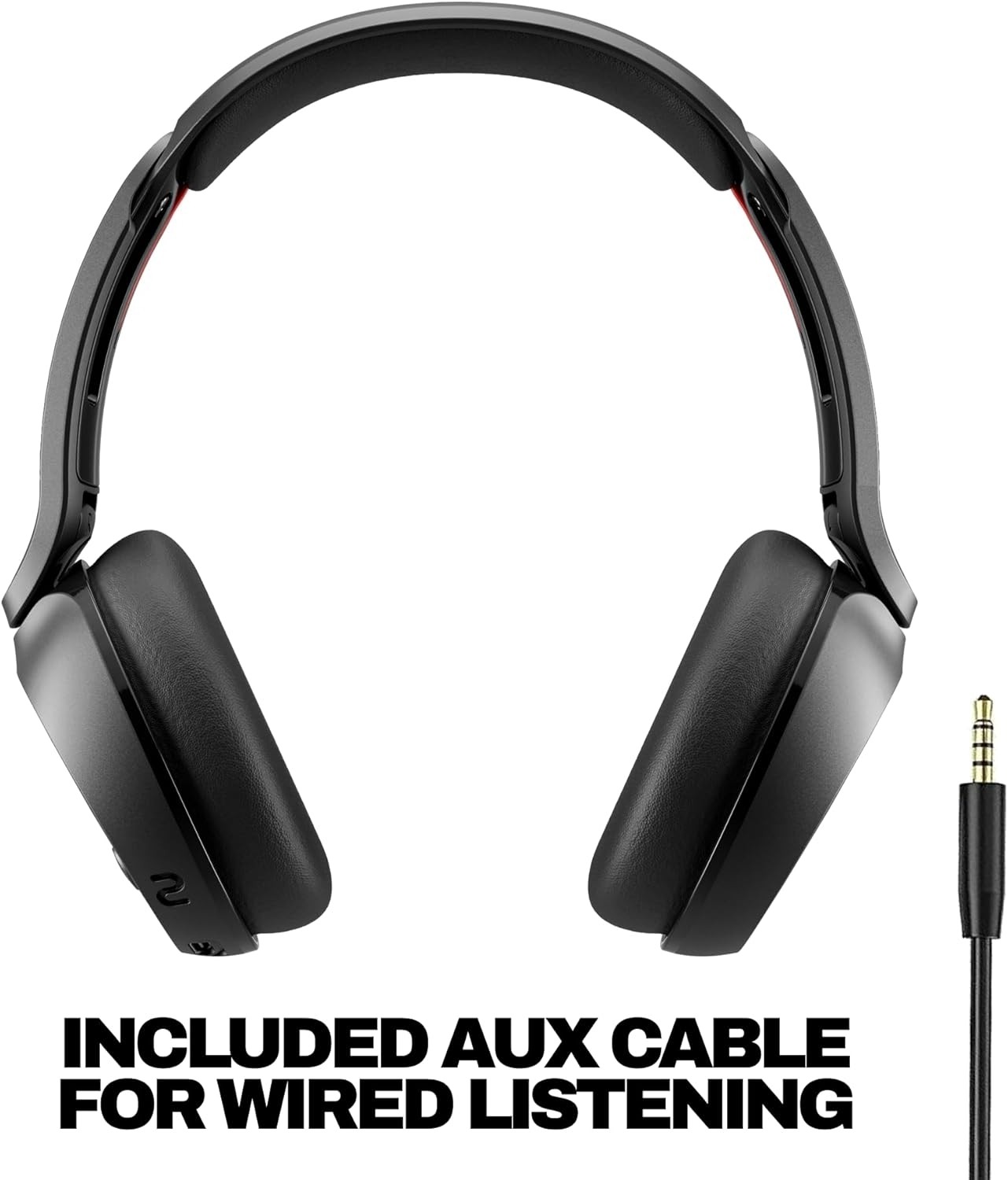 Skullcandy Icon 180 Wireless On-Ear Headphones – 50hr Battery, Black S5IEW-T740