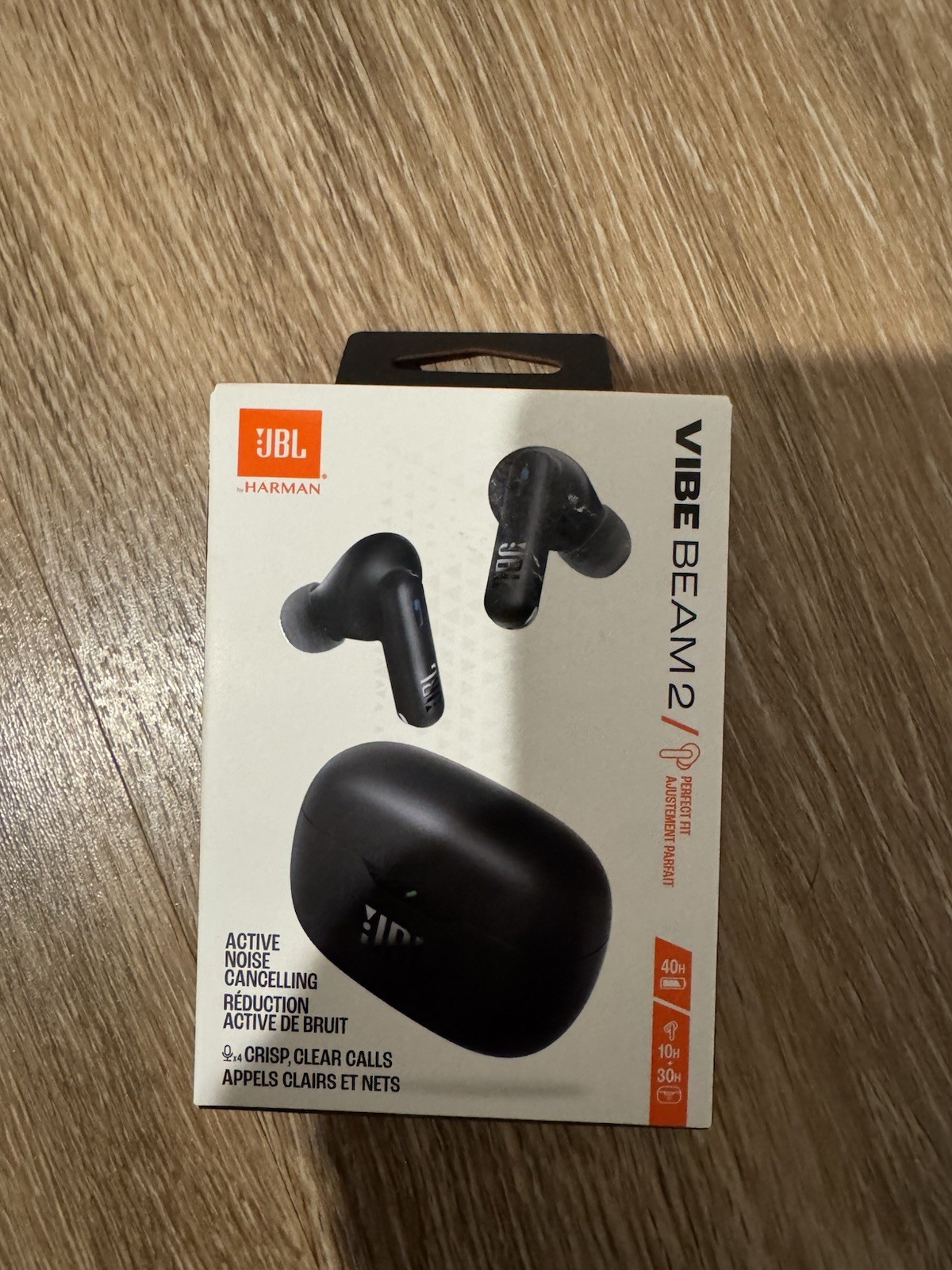 JBL Vibe Beam 2 TWS Bluetooth In-Ear Earbuds w/ ANC, Multi-Point, Black