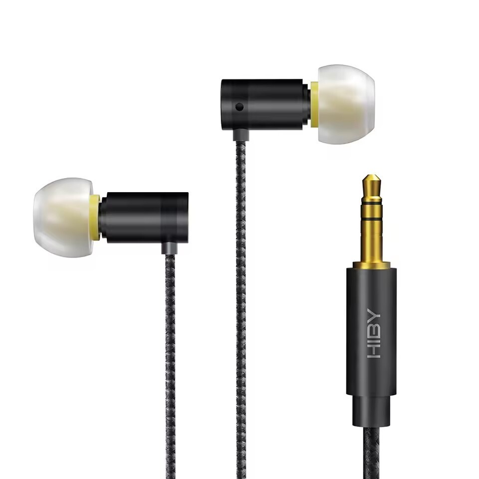 HiBy Yves 6mm Micro-dynamic Ti-plated HiFi Earphones High-magnetic Driver