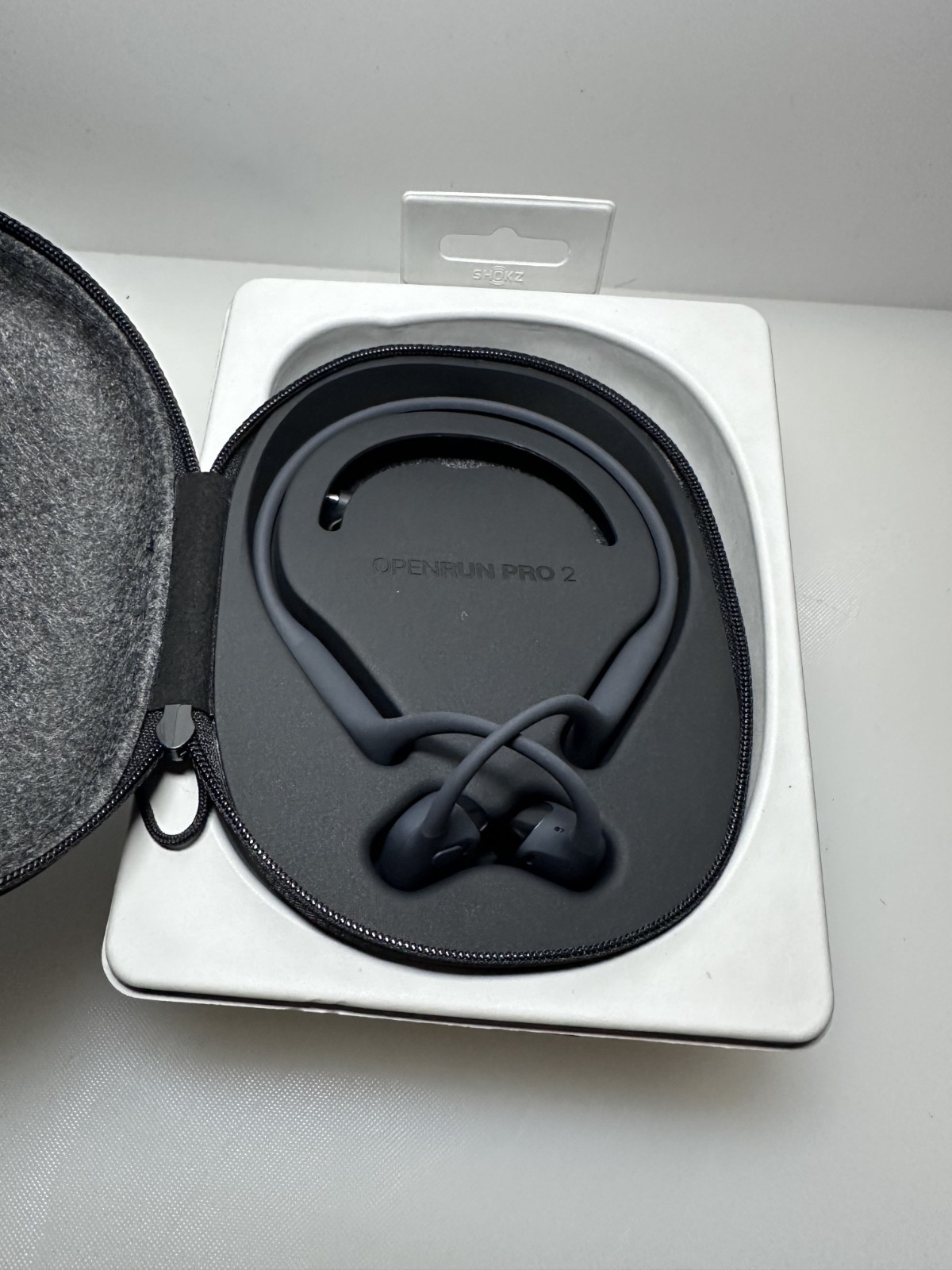 Shokz OpenRun Pro 2 Bone Conduction Sports Headphones Black S820