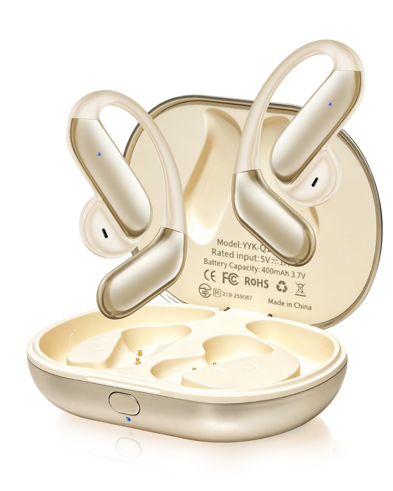 Ultra Open Ear Earbuds 2026 Bluetooth 6.1 AI Translation Earbuds Real Time with