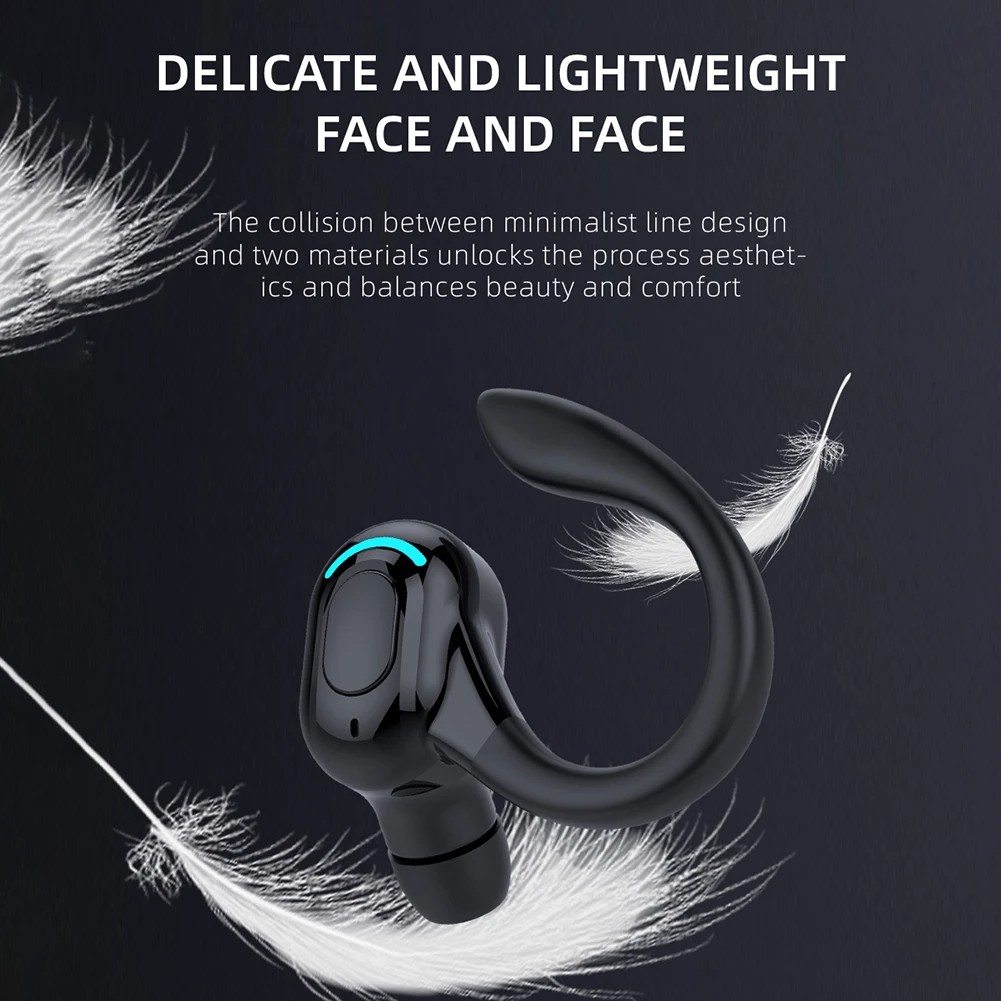 Bluetooth 5.2 Headset Wireless Earbuds Earphones Stereo Headphones Ear Hook Lot