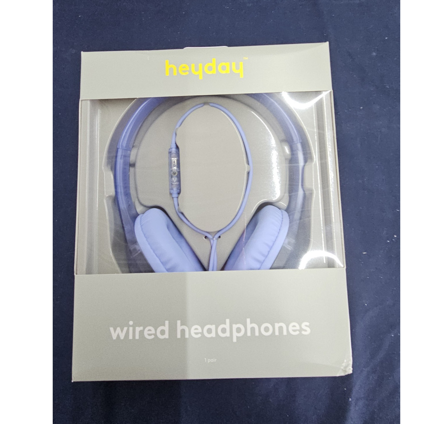 Heyday 1100 Series Purple Wired On-Ear Headphones Headband 3.5mm Jack