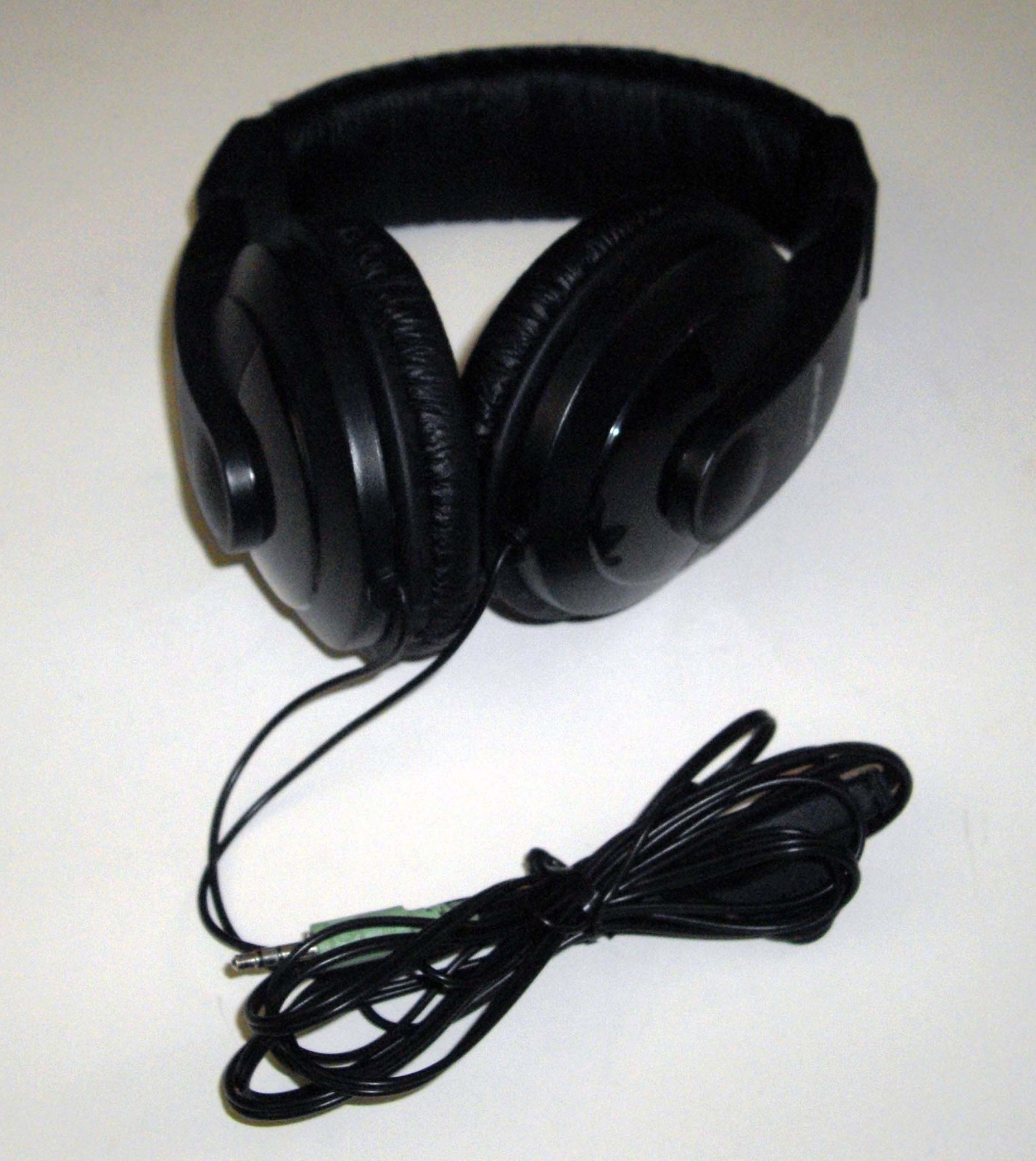 Inland Dynamic Stereo Headphones Black Unknown Model Tested Working