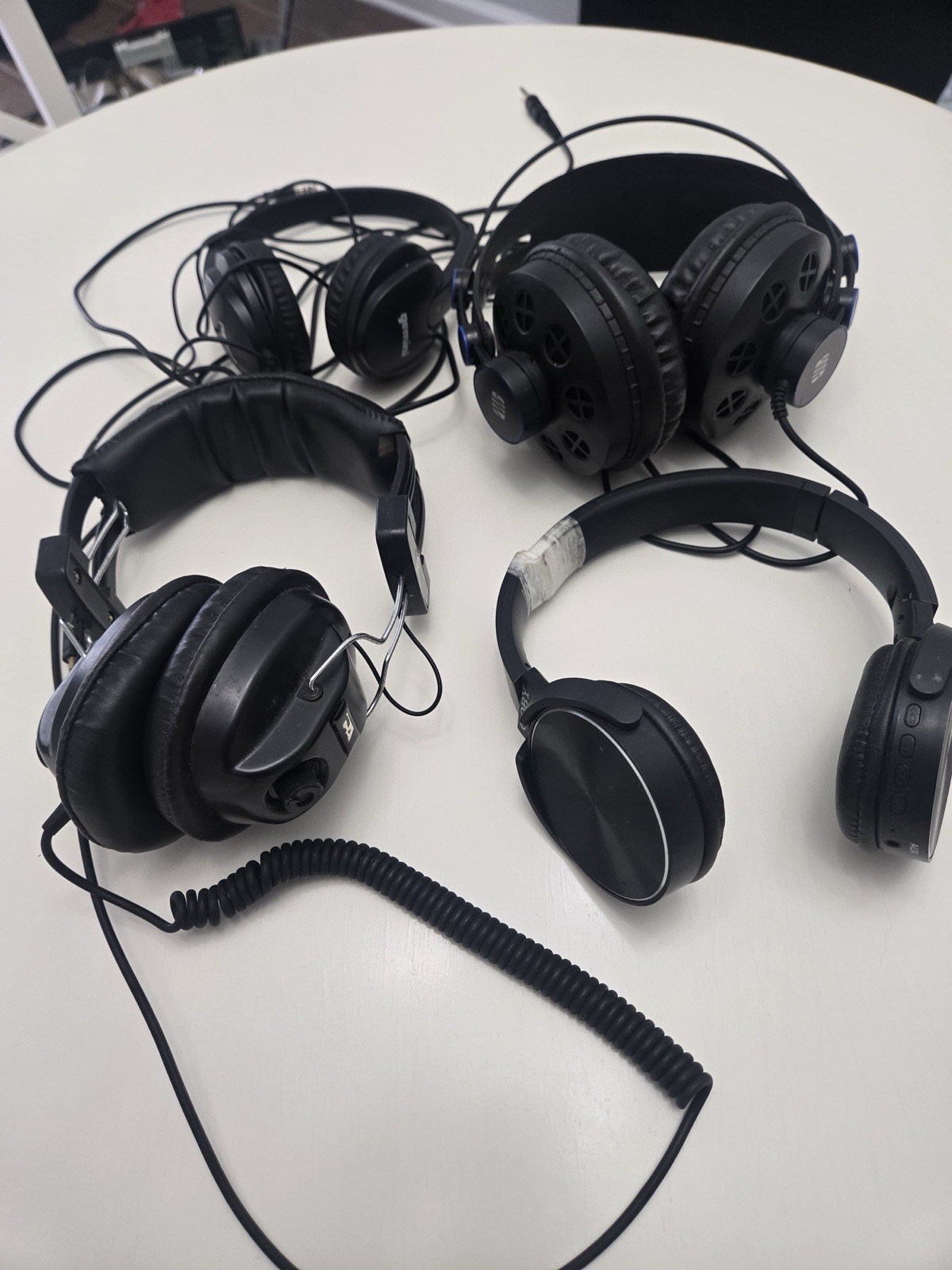 Lot of 4 Headphones Koss TD/85 PreSonus HD7 Gemini COBY Bluetooth Working