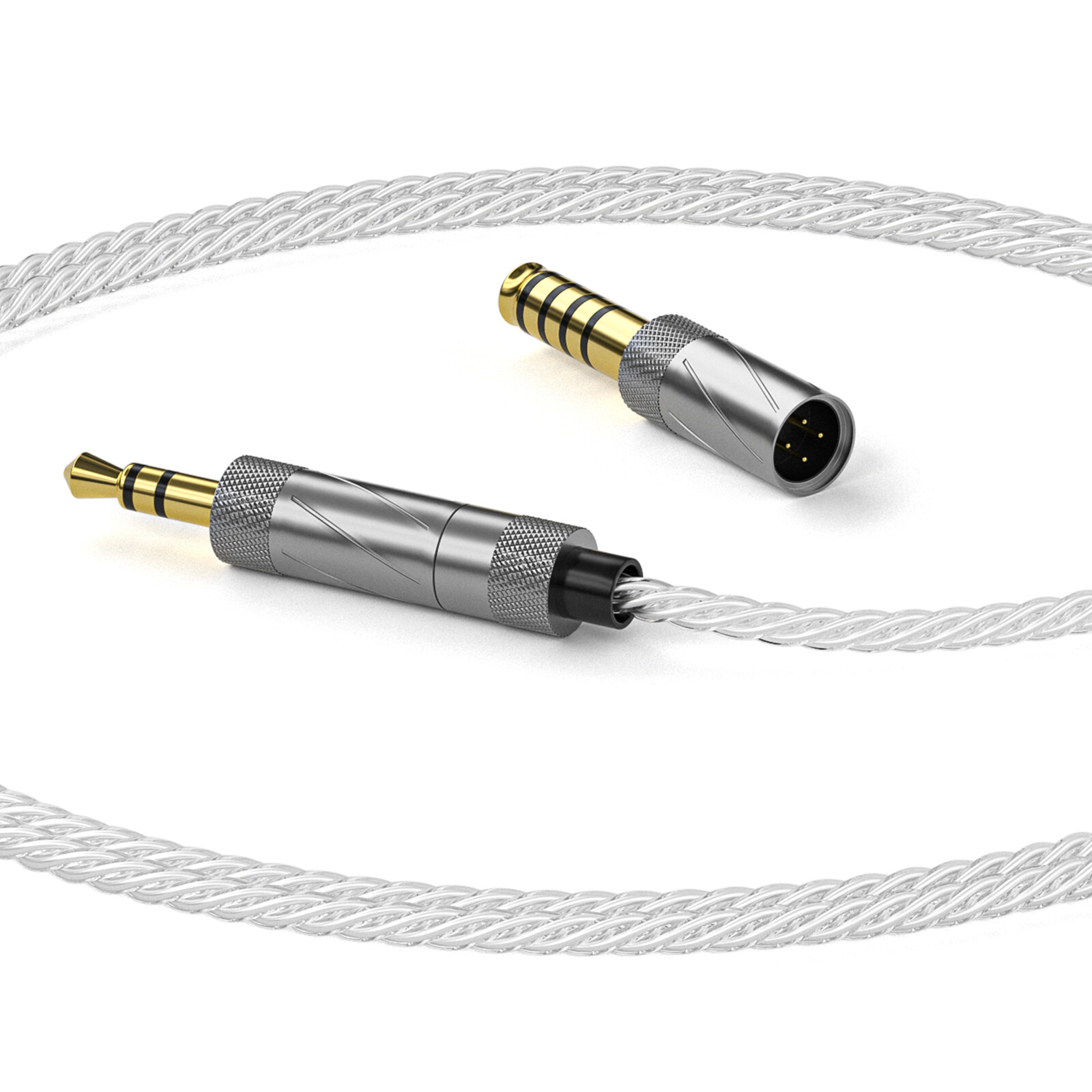 HiFi Wired Earbuds Dynamic Driver In-Ear Headphone with 3.5/4.4mm Swappable Plug