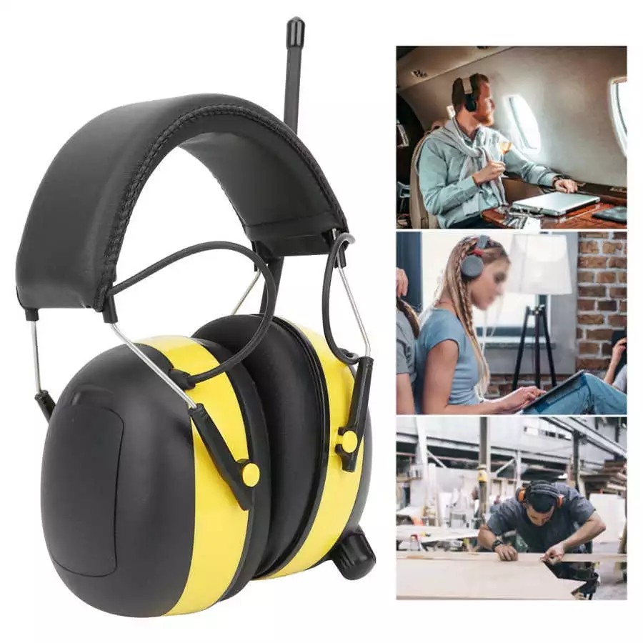 Electronic Digital FM Radio Bluetooth Headphones Ear Protection Safety Ear Muffs