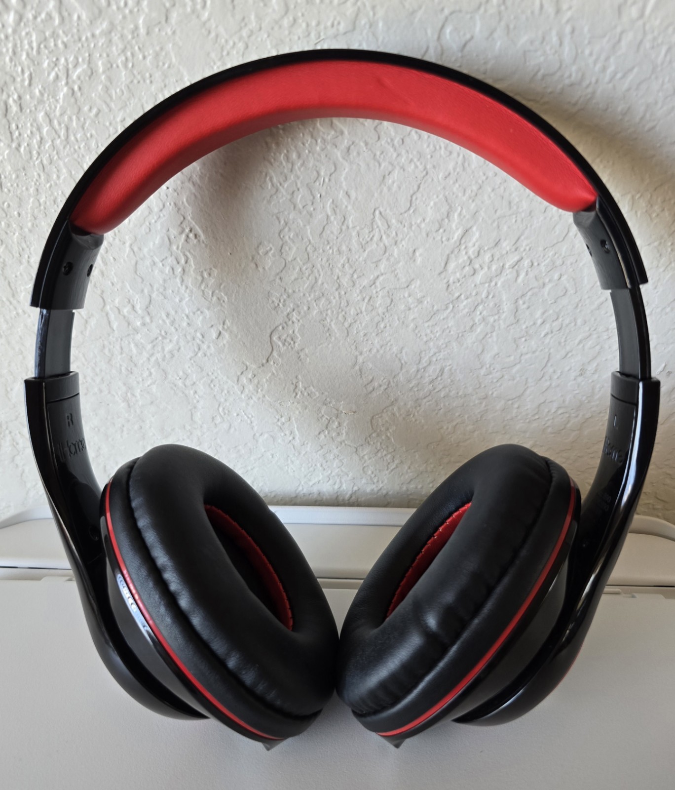 ​iHome iB90 Wireless Bluetooth Headphones Black Red – Tested & Working Great