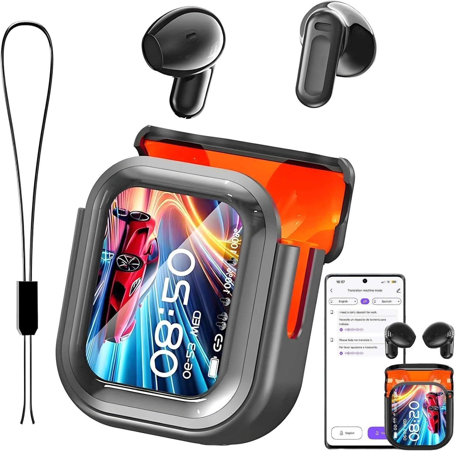 Auriculares De Traducción en Tiempo Real Traductor AI 135 Idiomas Audifonos 2025