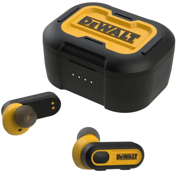 DEWALT DXMA1902092 Pro-X1 Jobsite Bluetooth Earbuds – Black/Yellow NEW