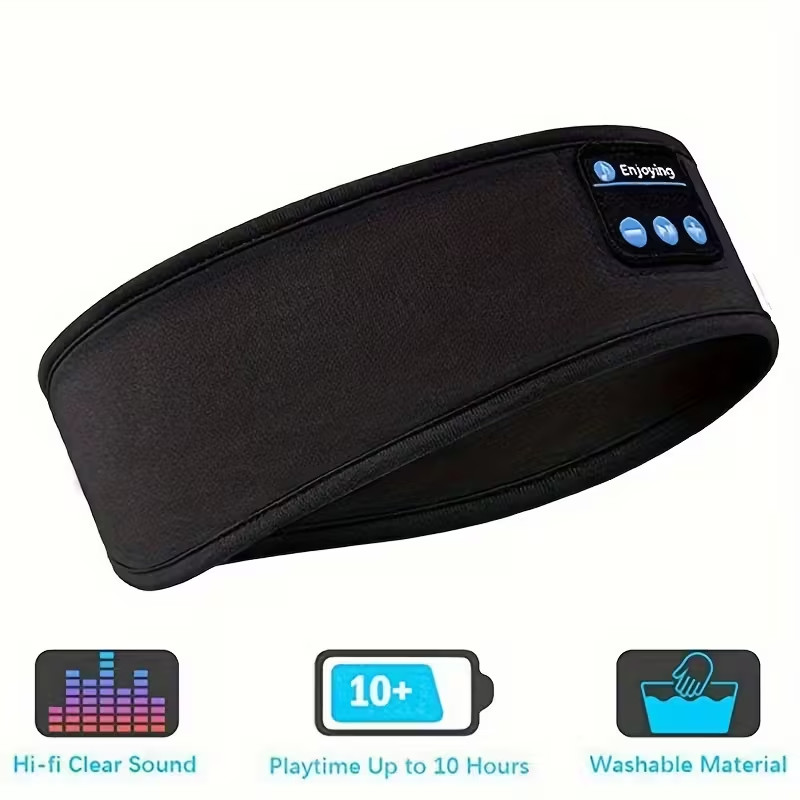 Music Headband Gray One Size Open Box Brand New