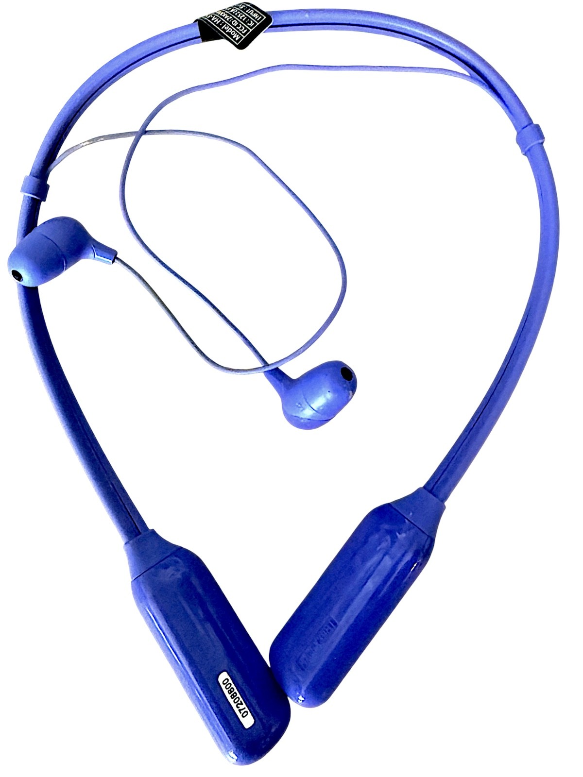 JVC Marshmallow Wireless Bluetooth Earbuds HA-FX39BT-A Blue Tested Clean