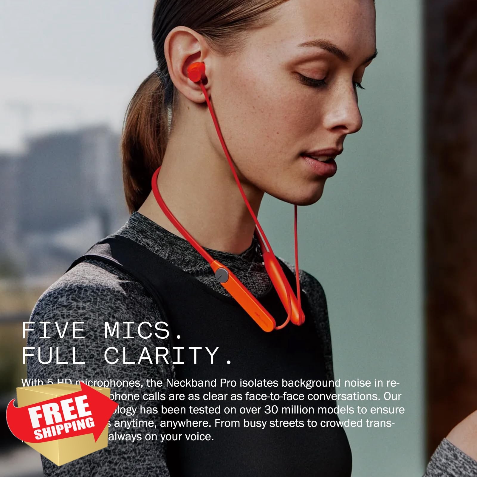 CMF BY NOTHING Light Grey Neckband Pro Headphones