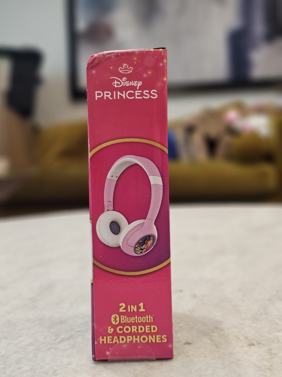 Disney Princess Headphones Bluetooth & Corded Kid Safe Volume Limiting New!