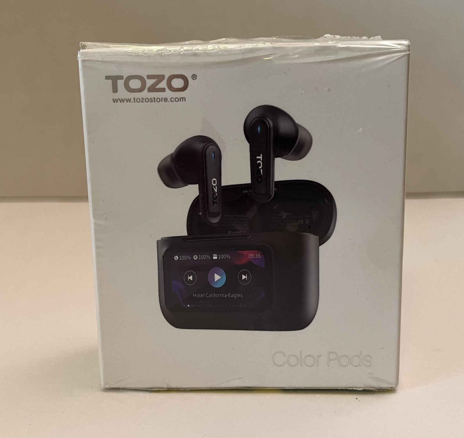 Wireless Earbuds TOZO ColorPods Touch Screen Bluetooth Noise Canceling New