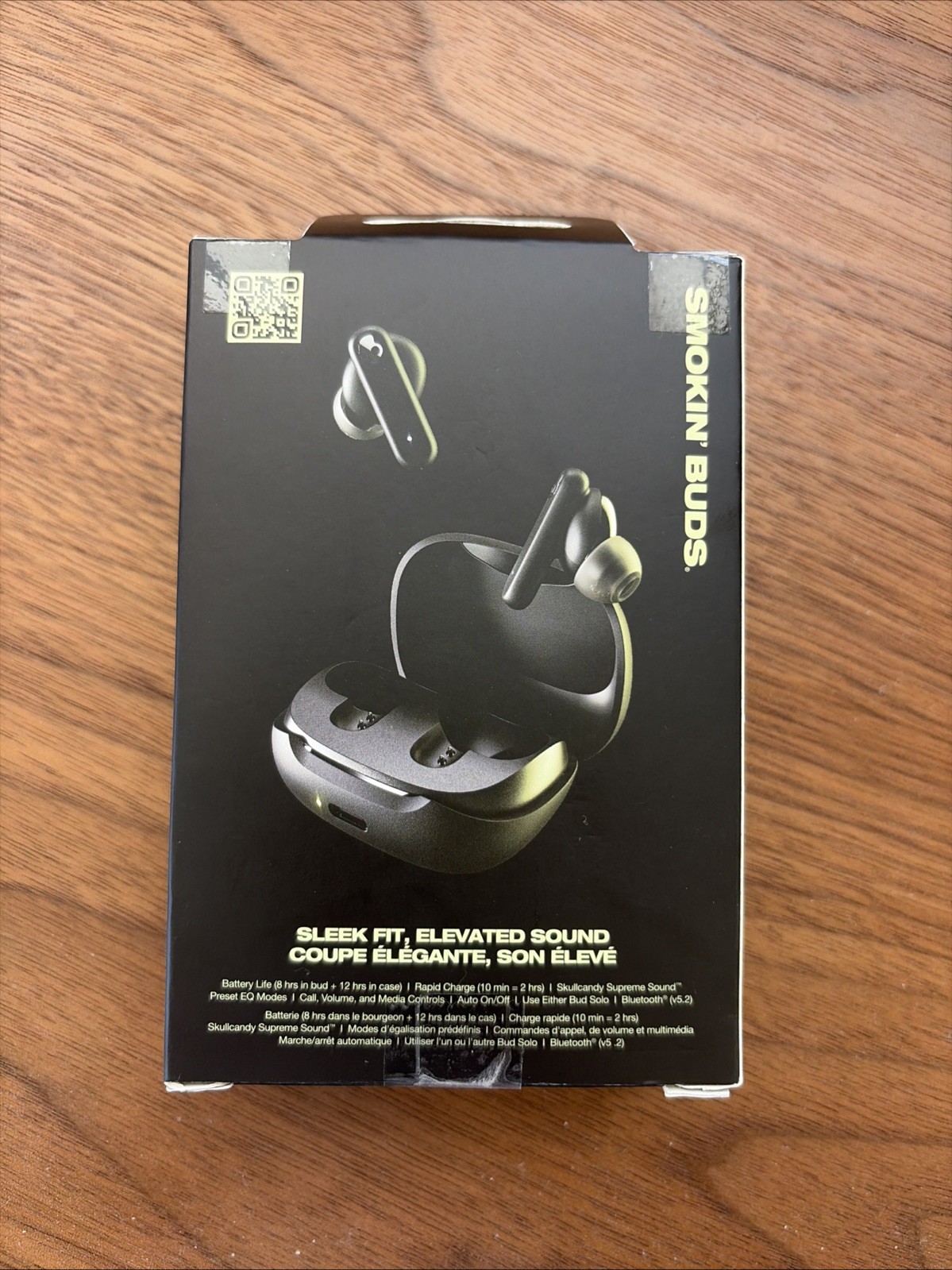 Skullcandy Smokin’ Buds Wireless In-Ear Earbuds – True Black NIB