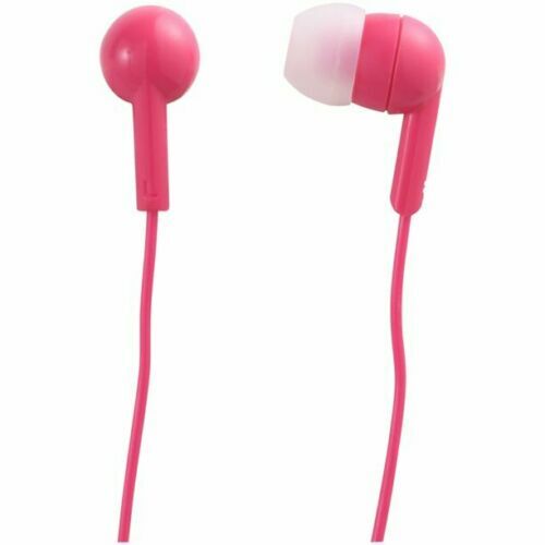 onn. Basic In-Ear Headphone Earbuds – Black, Blue, Pink and Teal ()