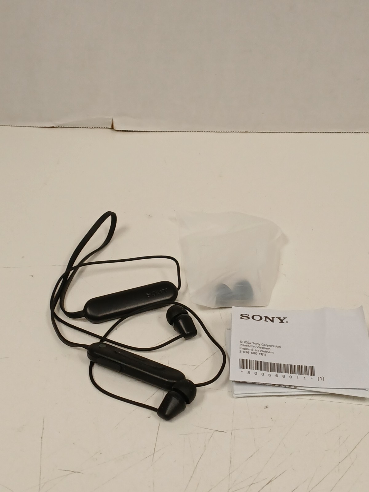 Sony WI-C100 Wireless In-Ear Headphones, Black