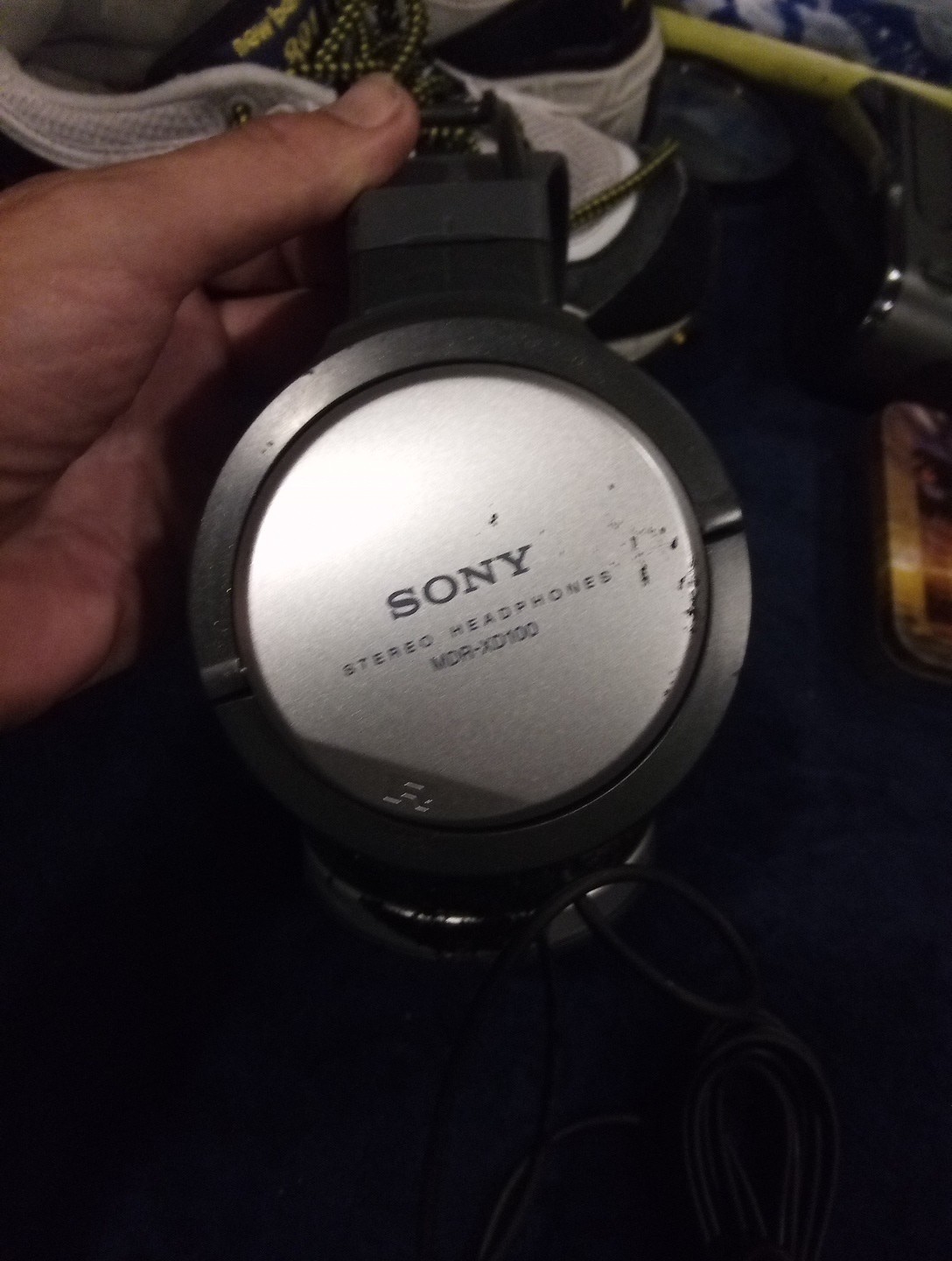 Sony Stereo MDR-XD100 Headphones Music/Gaming Ear Pads Shedding Free Ship