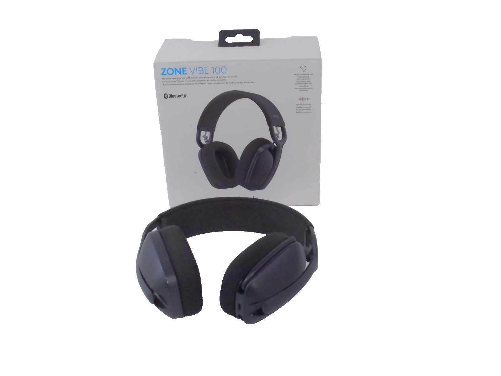 Logitech Zone Vibe 100 Lightweight Wireless Over Ear Headphones