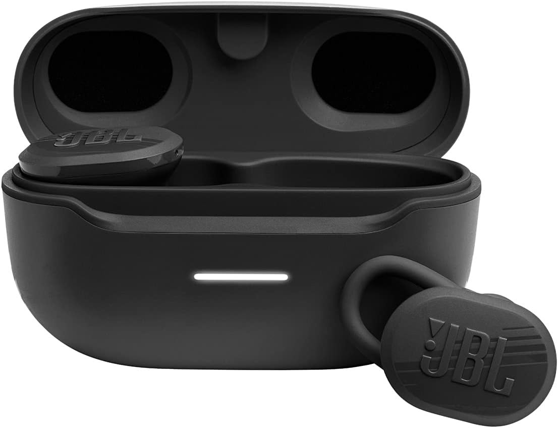 JBL Endurance Race TWS Wireless Earbuds – IP67, Ambient Aware, TalkThru (Black)