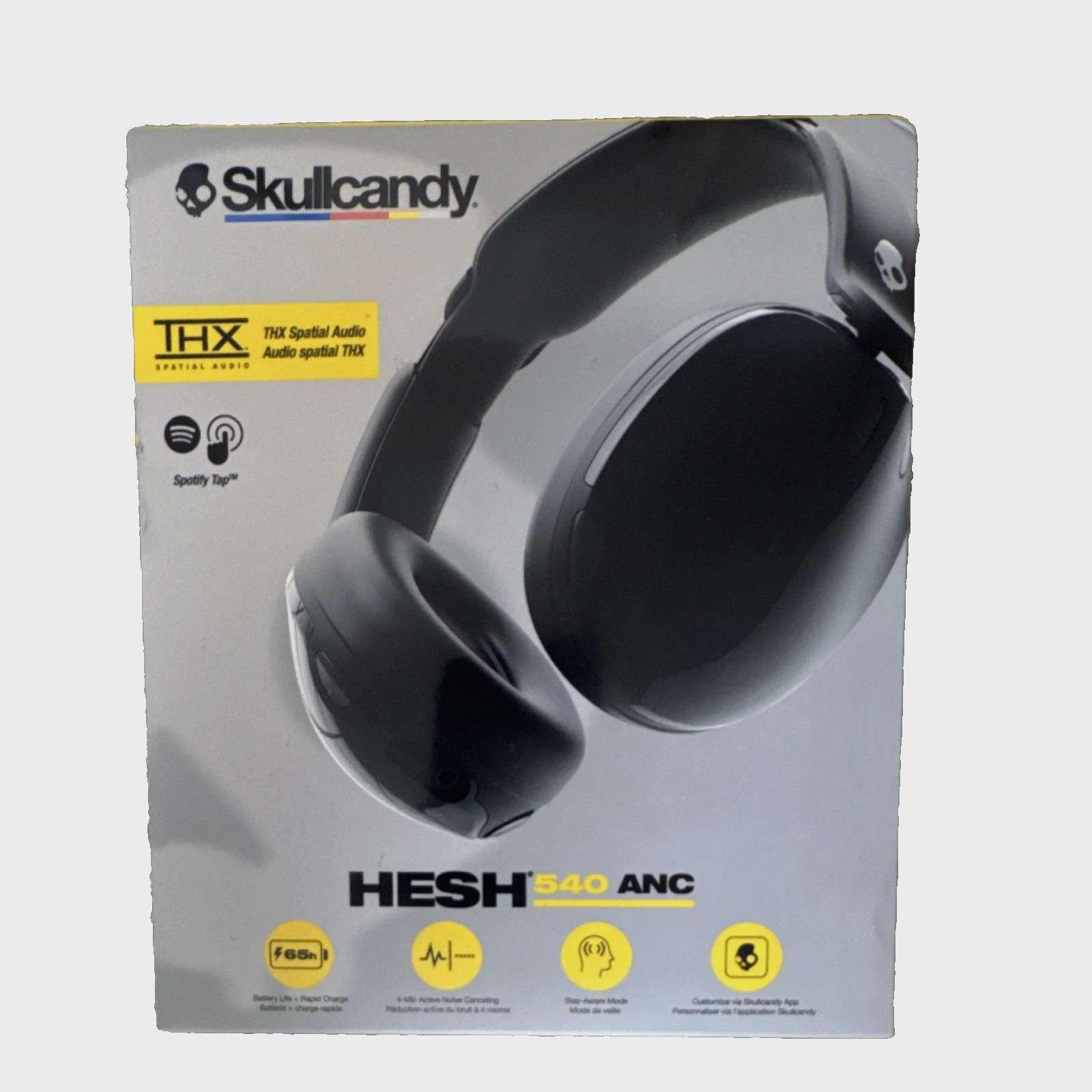 Skullcandy Hesh 540 ANC Wireless Over-Ear Bluetooth Headphones – Black *SEALED*