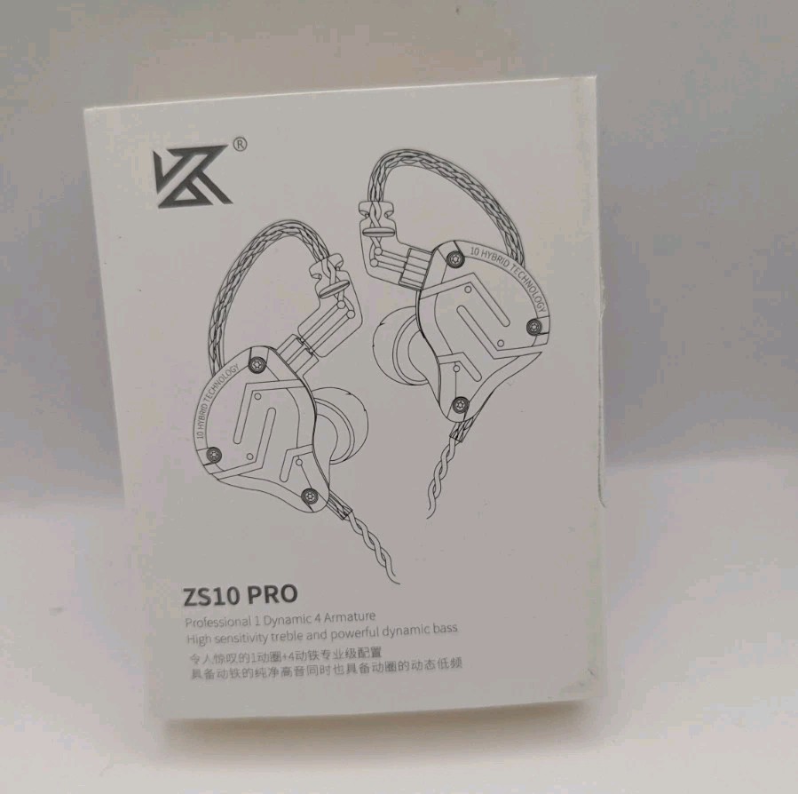 KZ ZS10 Pro 4BA+1DD 5 Driver IEM Metal Earphones Silver