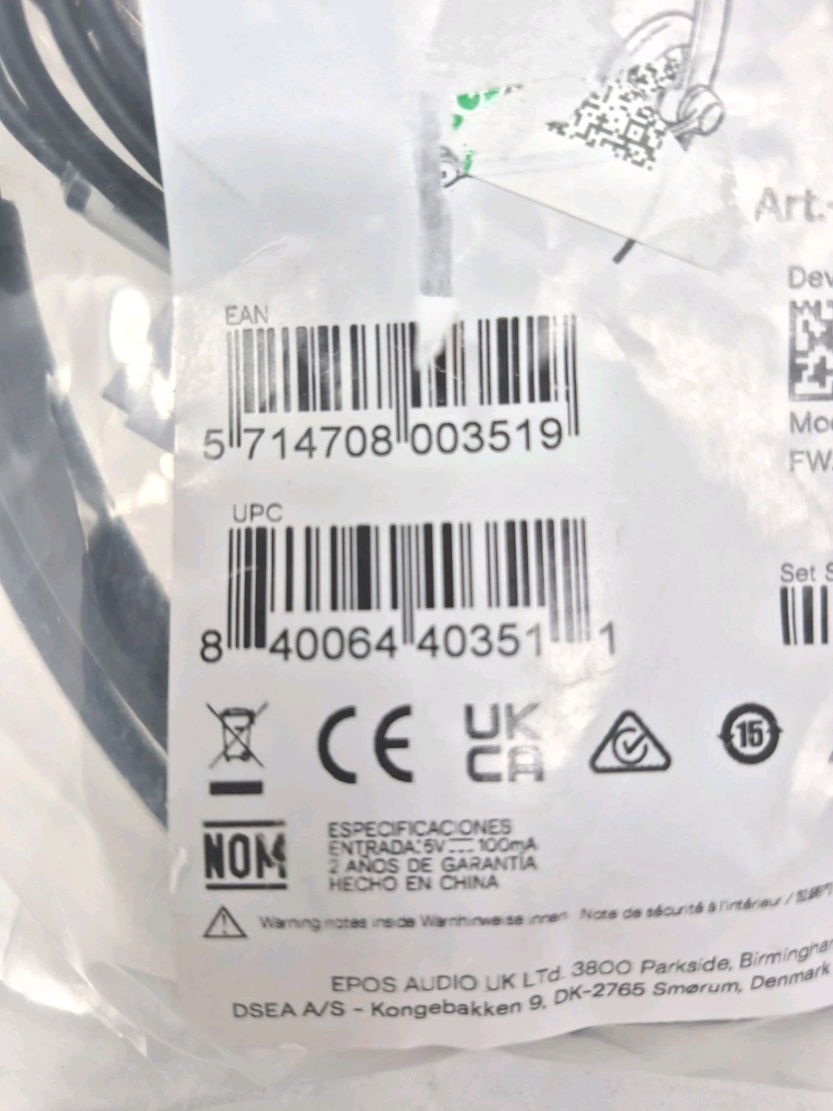 EPOS IMPACT SC 30 USB ML Single-Sided Wired Headset
