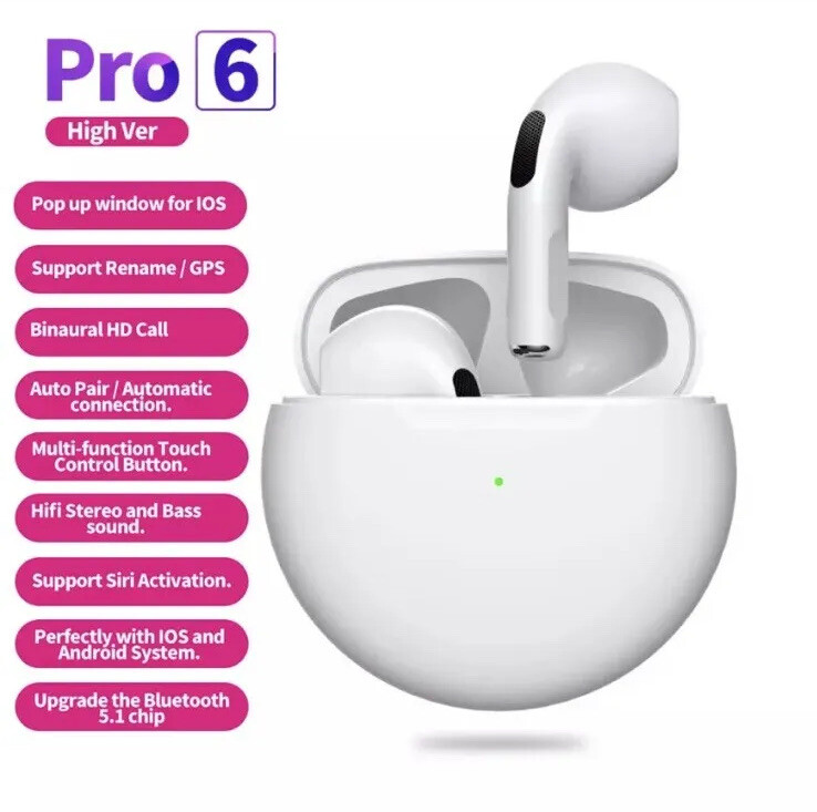 Blue PRO6 Wireless Bluetooth, Android I Phone, Tablet, Wi-fi